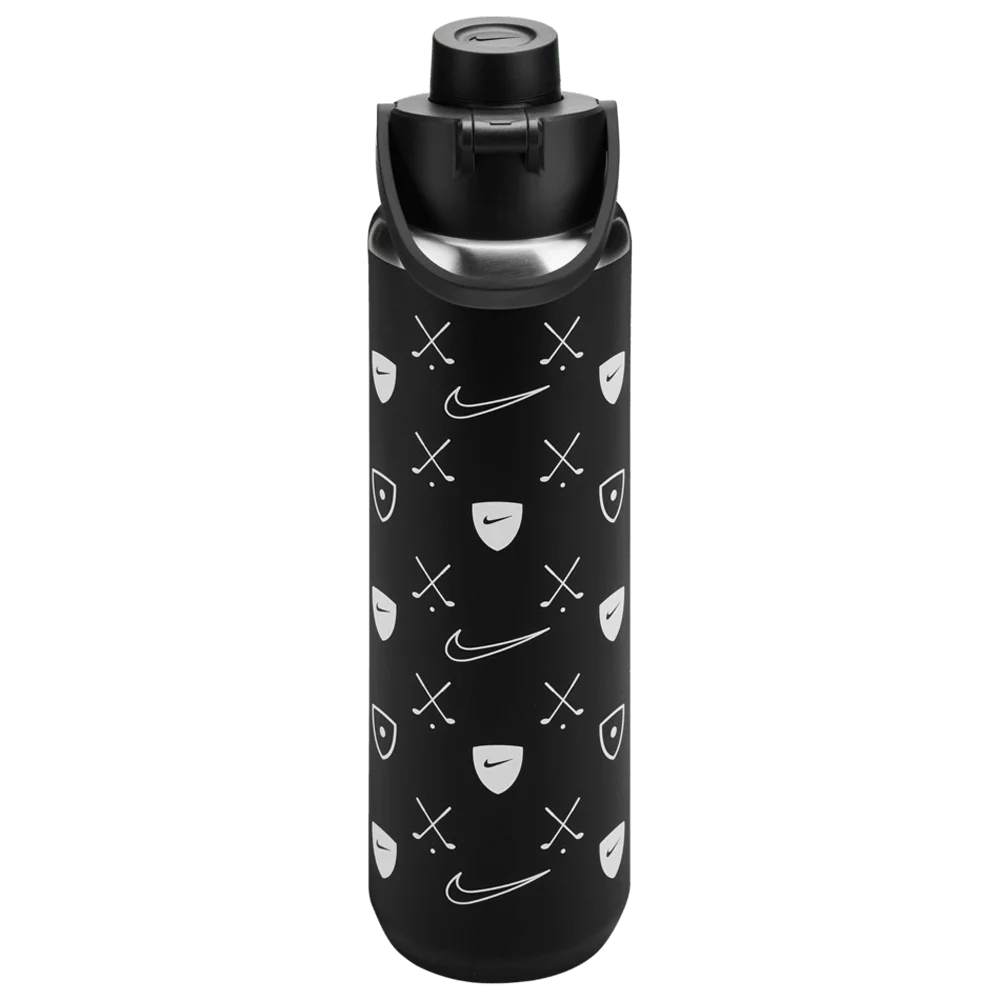 Nike Unisex SS Recharge Chug Bottle 24 Oz Graphic RFSH Black Color