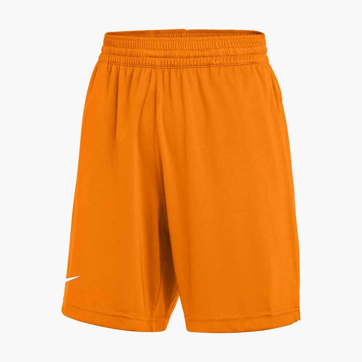 Nike Women's Dri-FIT Coach Shorts (Stock) Orange Color.