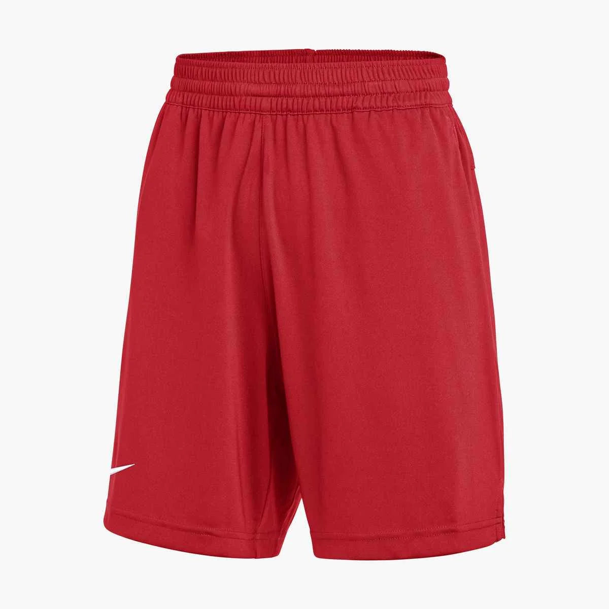 Nike Women's Dri-FIT Coach Shorts (Stock) Red Color.