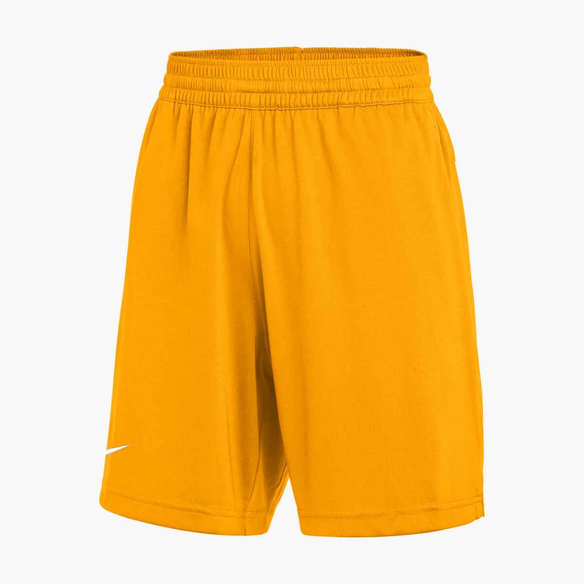 Nike Women's Dri-FIT Coach Shorts (Stock) Yellow Color.
