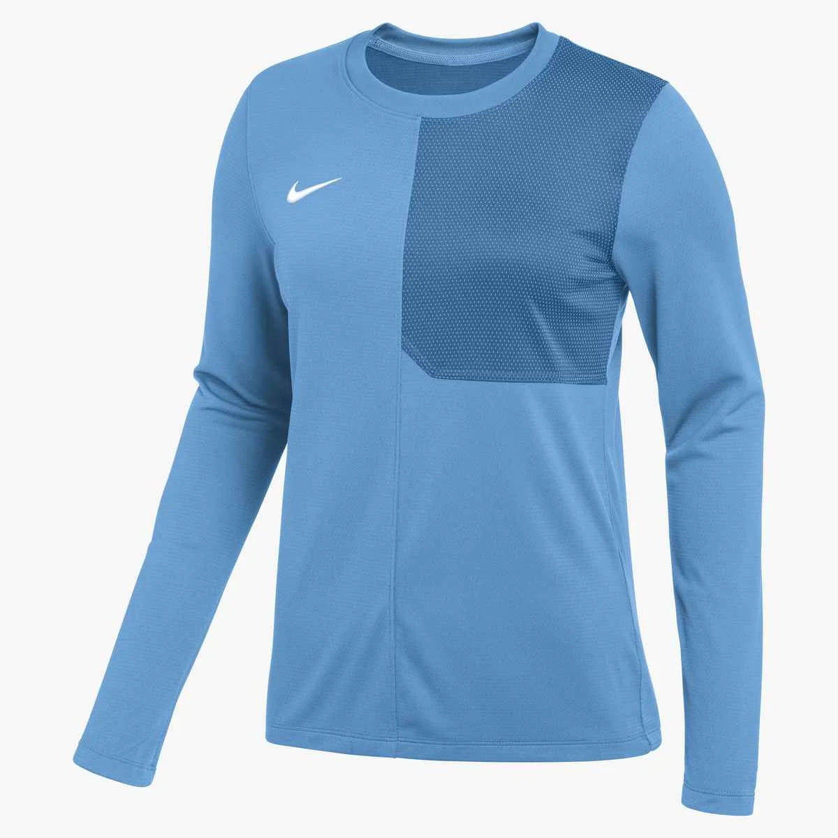 Nike Women's Dri-FIT Long-Sleeve UV Coach Top Blue Color..