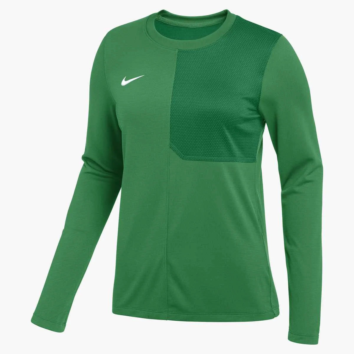 Nike Women's Dri-FIT Long-Sleeve UV Coach Top Green Color..