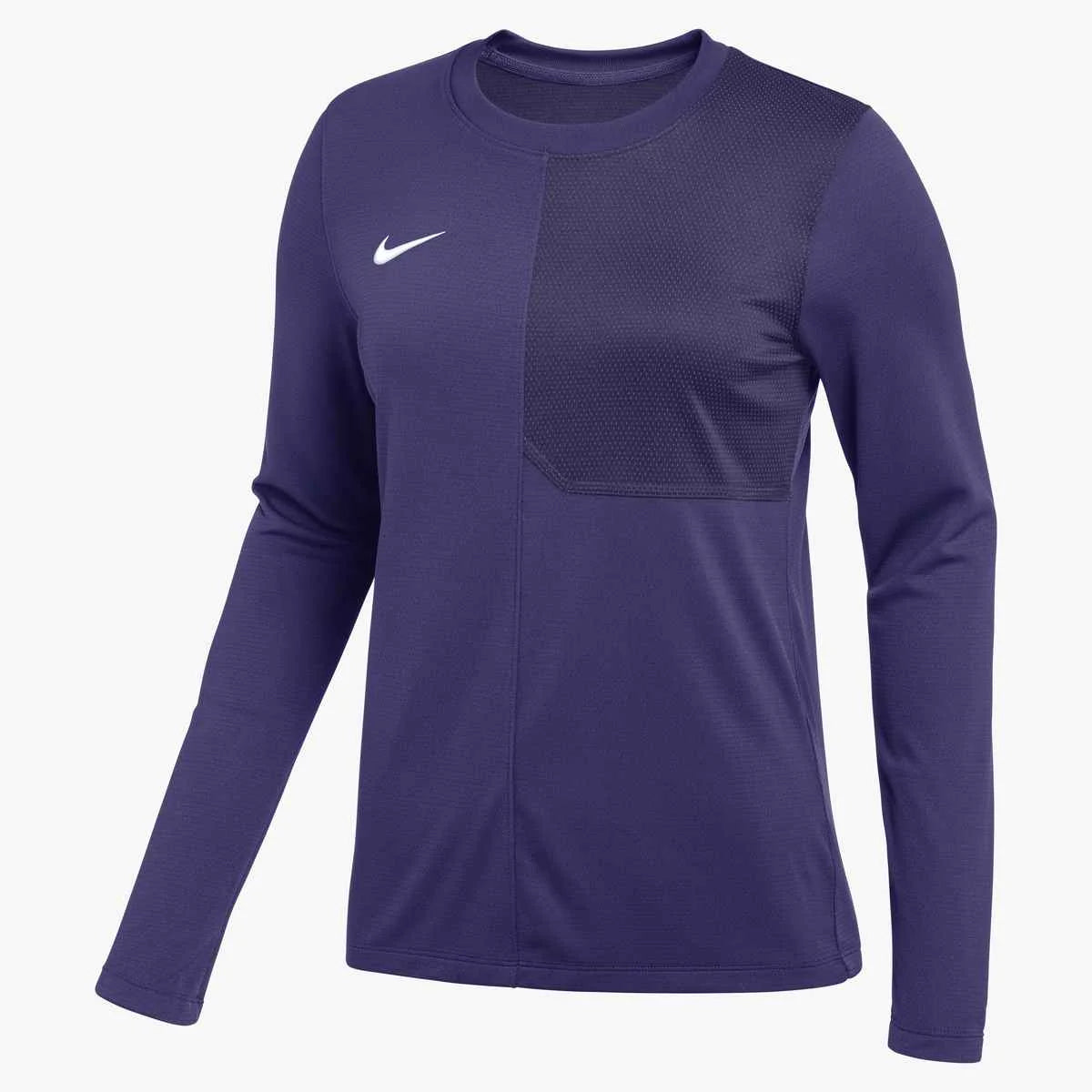 Nike Women's Dri-FIT Long-Sleeve UV Coach Top Purple Color..
