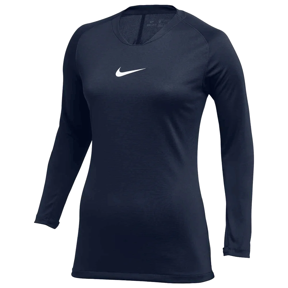 Nike Women's Dri-FIT Park First Layer Soccer Jersey Navy color Front view