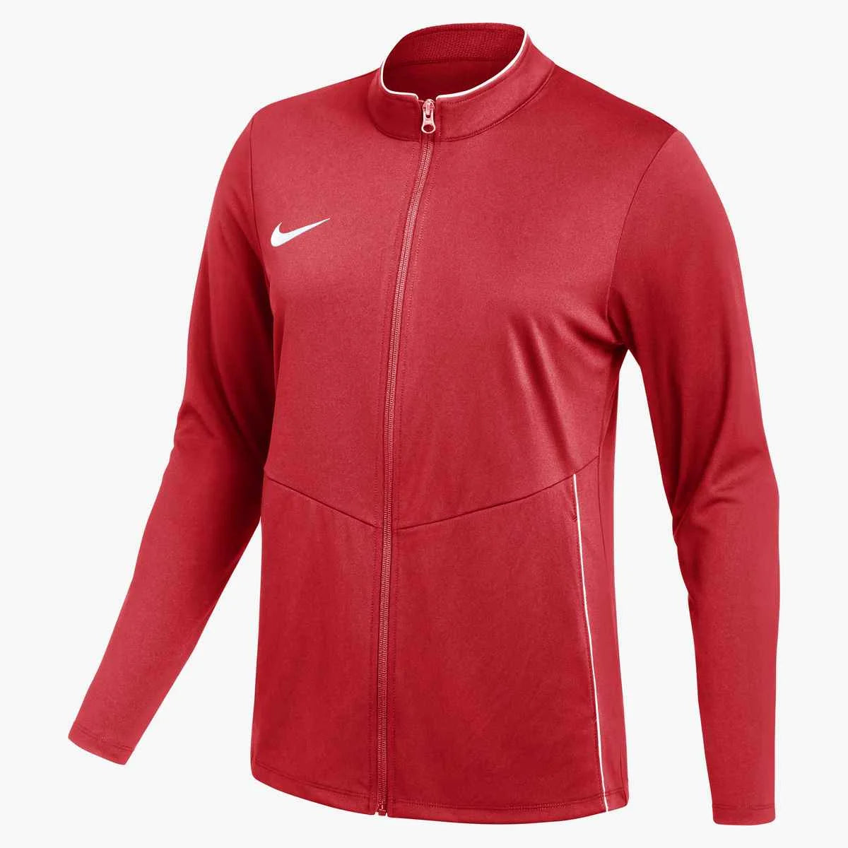 Nike Women's Dri-FIT Park Soccer Track Jacket Red Color.