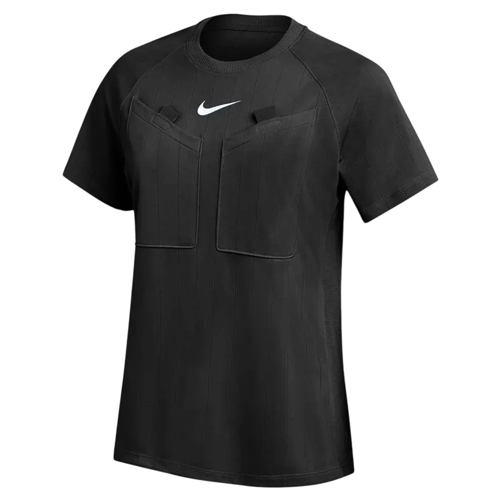 Nike Women's Dri-FIT Referee III Short-Sleeve Soccer Jersey Black Color