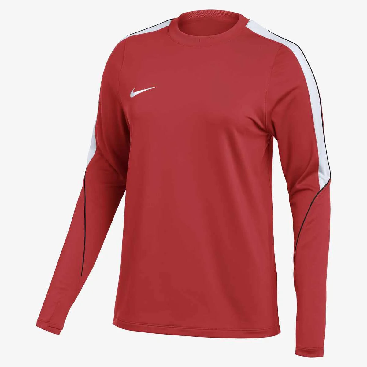 Nike Women's  Dri-FIT Strike Long-Sleeve Crew-Neck Soccer Top Red Color.