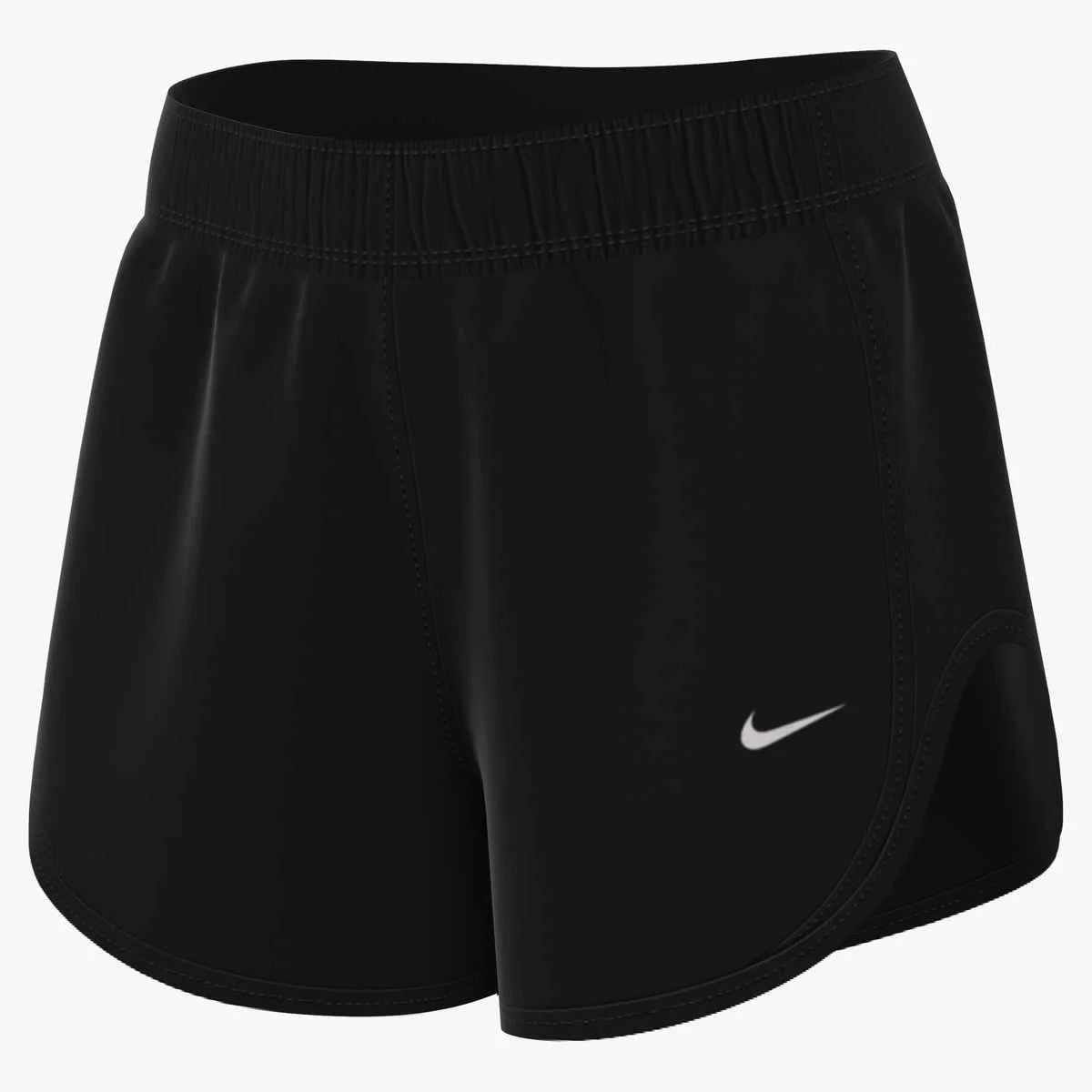 Nike Women's Dri-FIT Tempo  Mid-Rise 3" Brief-Lined Running Shorts Black Color.