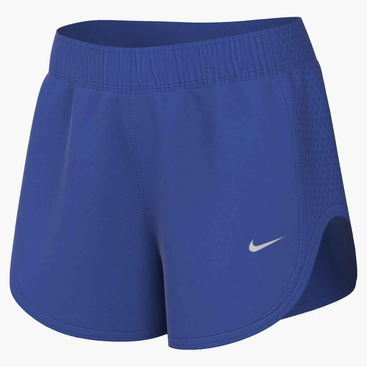 Nike Women's Dri-FIT Tempo  Mid-Rise 3" Brief-Lined Running Shorts Blue Color