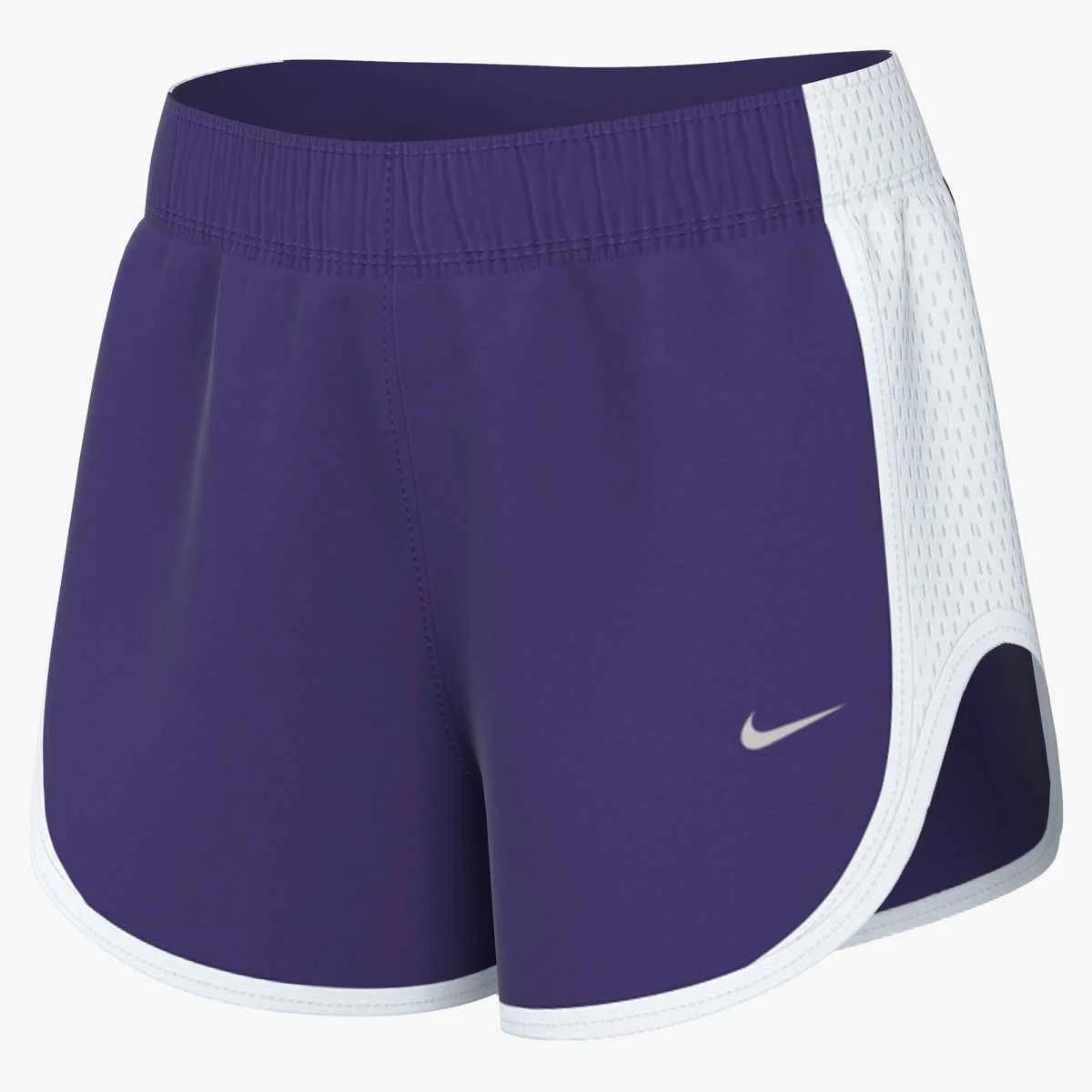 Nike Women's Dri-FIT Tempo  Mid-Rise 3" Brief-Lined Running Shorts Purple Color