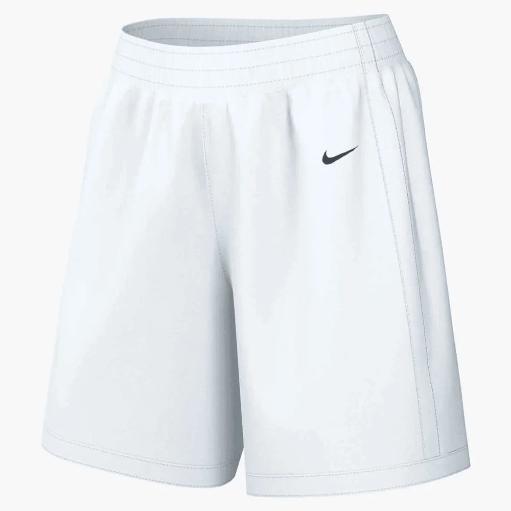 Nike Women's Elite Basketball 6.25" Shorts (Stock) White Color