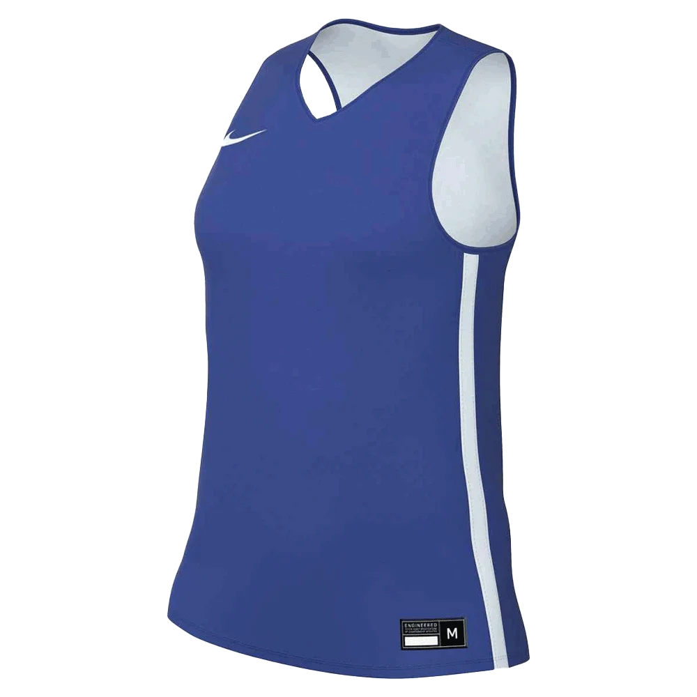Nike Women's Elite Practice Basketball Reversible Jersey (Stock) Blue/White Color