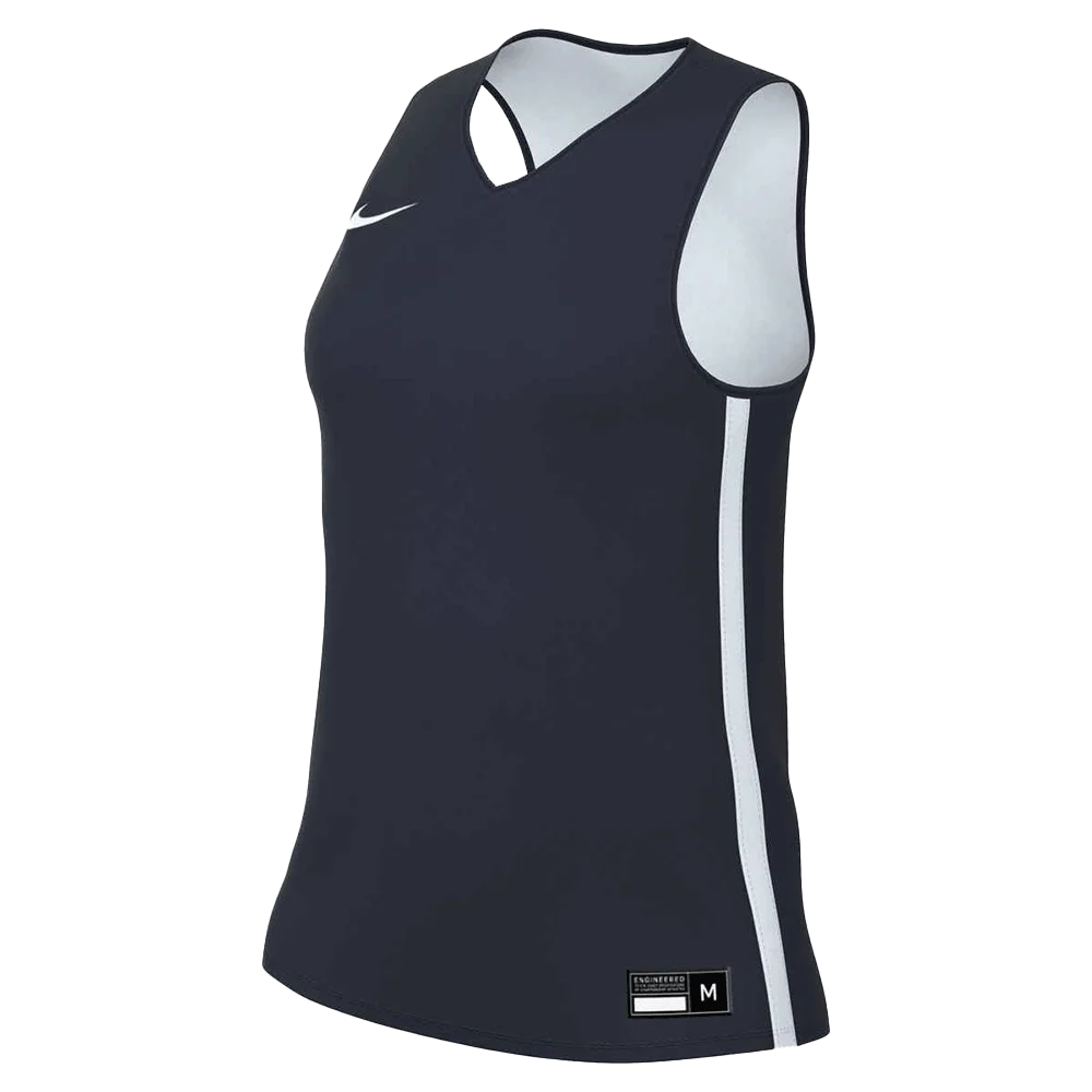Nike Women's Elite Practice Basketball Reversible Jersey (Stock) Navy/White Color