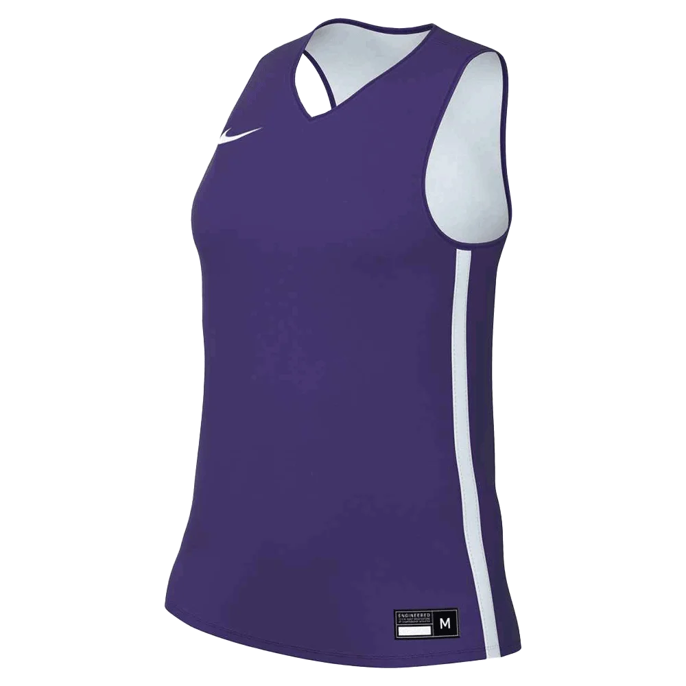 Nike Women's Elite Practice Basketball Reversible Jersey (Stock) Purple/White Color