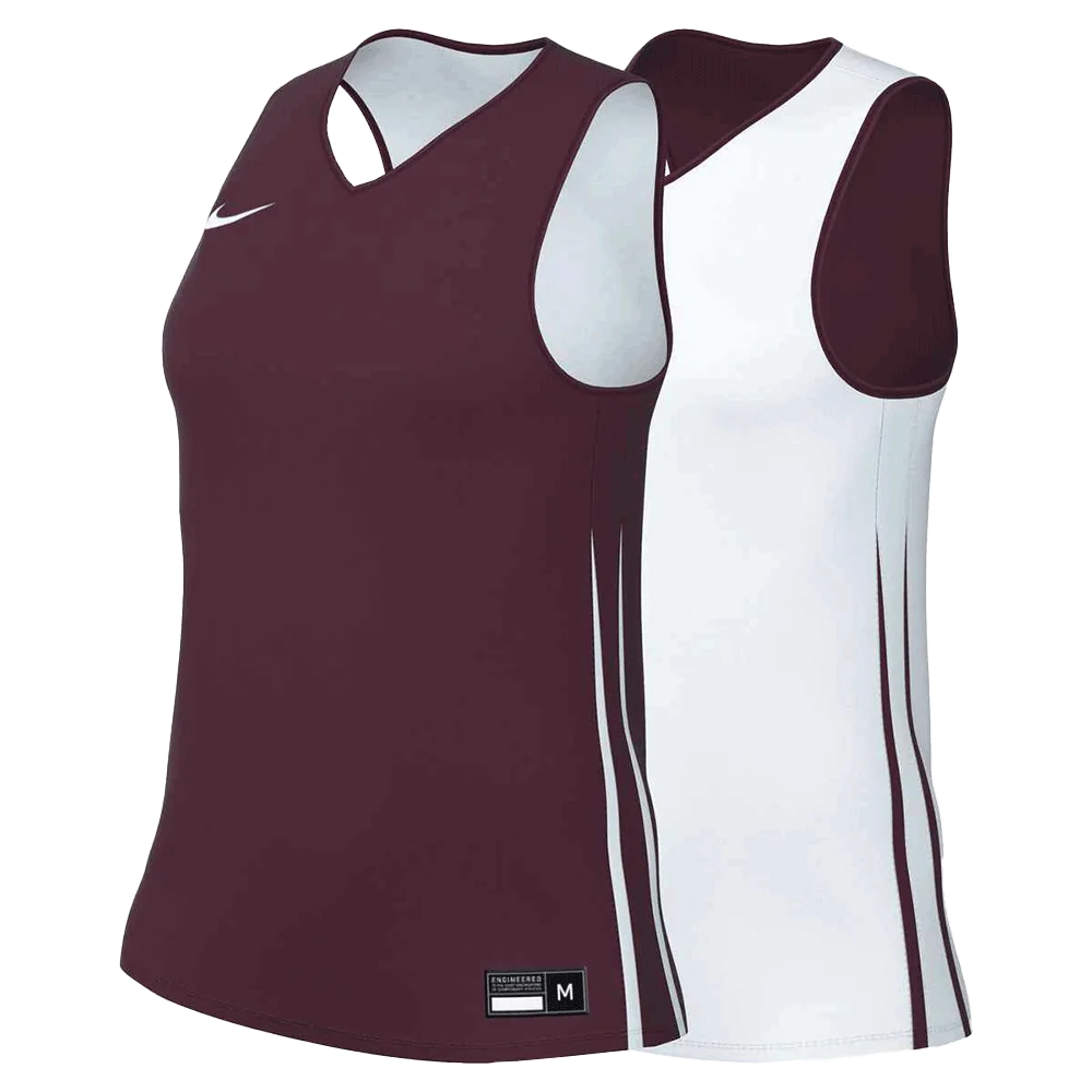 Nike Women's HyperElite Practice Basketball Reversible Jersey (Stock) Maroon  Color