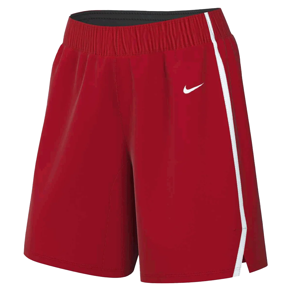 Nike Women's Pinnacle Basketball 6.25" Shorts (Stock) Red Color