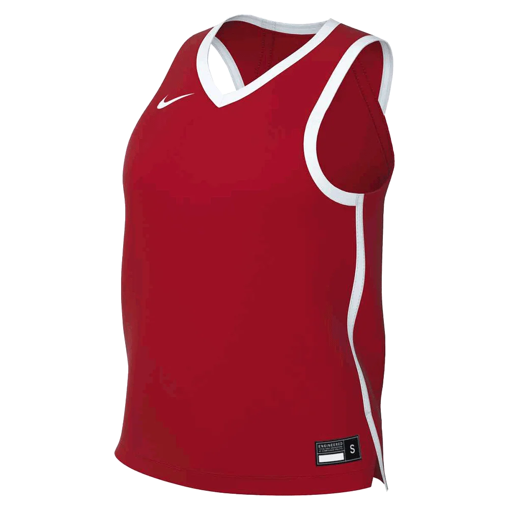 Nike Women's Pinnacle Basketball Jersey (Stock) Red color Front view