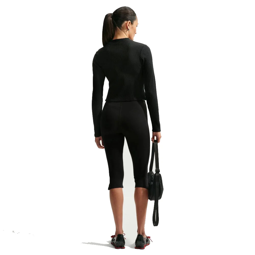 Nike Women's Sportswear Chill Jersey Tight High-Waisted Capri Leggings
