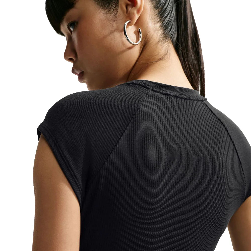 Nike Women's Sportswear Chill Knit Tight Short-Sleeve Ribbed Top