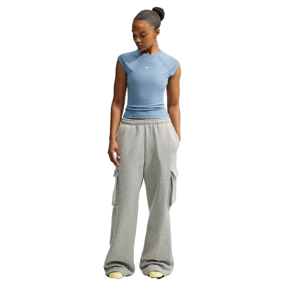 Nike Women's Sportswear Chill Knit Tight Short-Sleeve Ribbed Top
