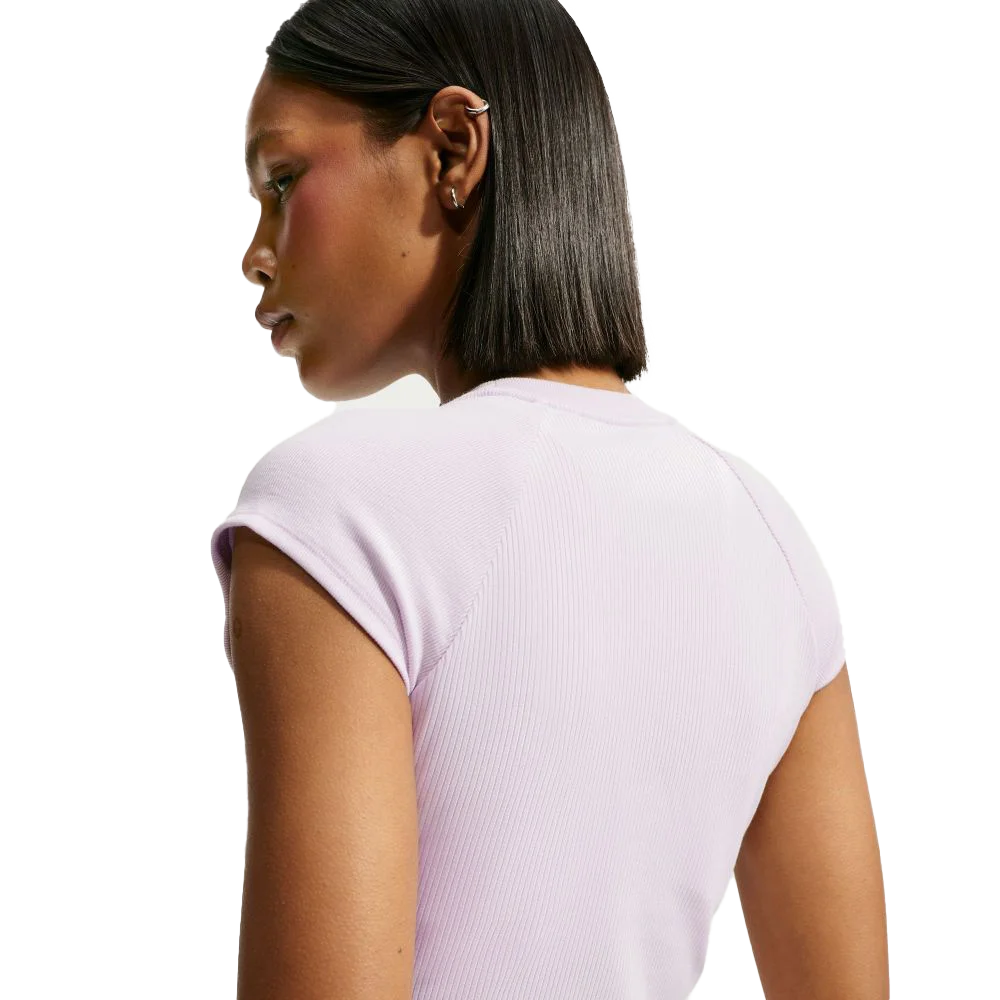 Nike Women's Sportswear Chill Knit Tight Short-Sleeve Ribbed Top