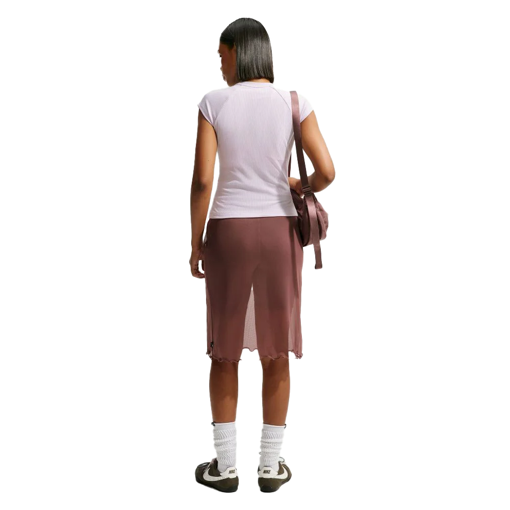 Nike Women's Sportswear Chill Knit Tight Short-Sleeve Ribbed Top