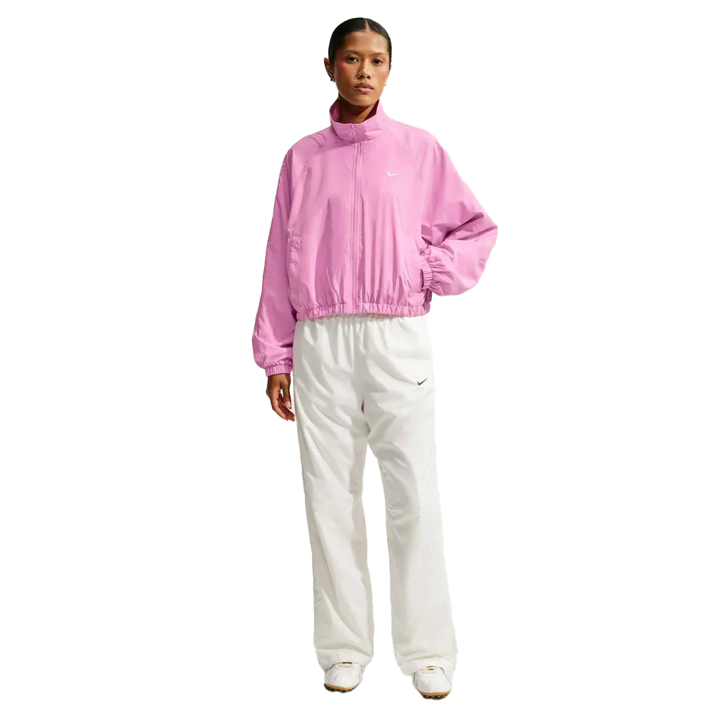 Nike Women's  Sportswear Oversized UV Track Jacket Pink Color