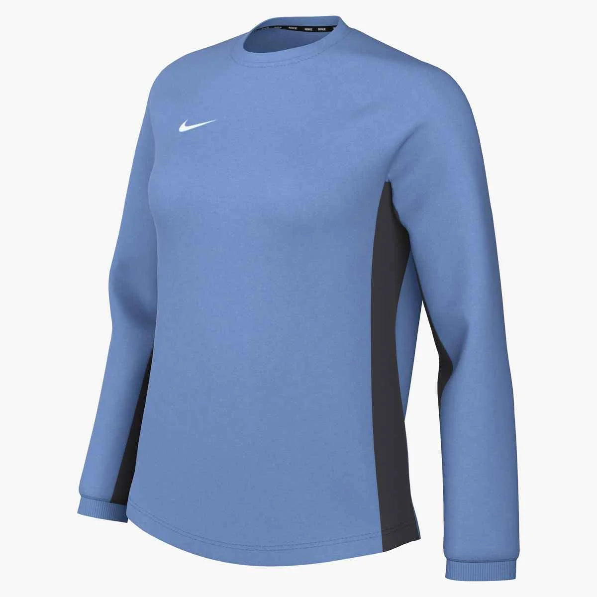 Nike Women's Stock Team Midweight Crew Blue Color 