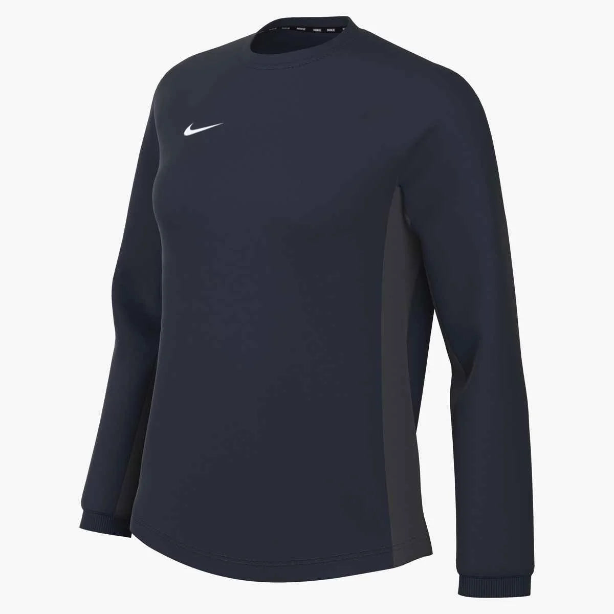 Nike Women's Stock Team Midweight Crew Navy Color