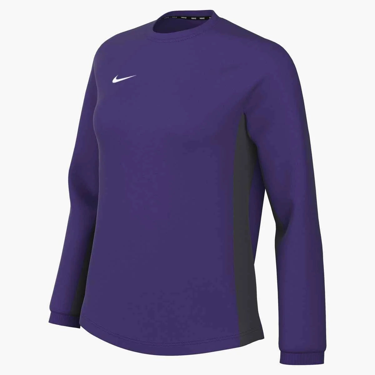 Nike Women's Stock Team Midweight Crew Purple Color
