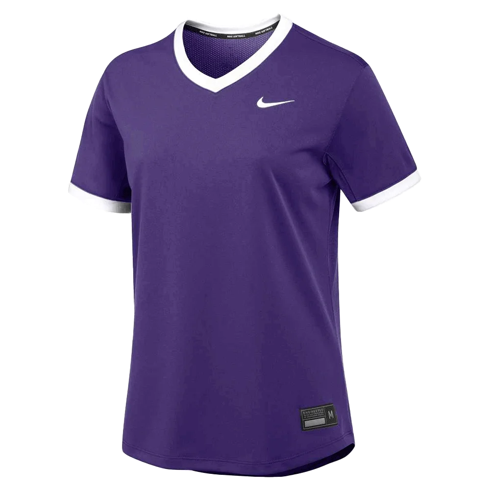 Nike Women's Stock Vapor Select2 V-neck Jersey (Standard Fit) Purple Color Front  View