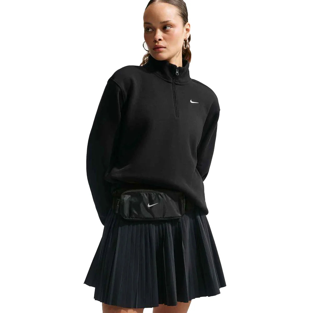 Nike Women's Studio Fleece Medium Weight 1/4-Zip Top