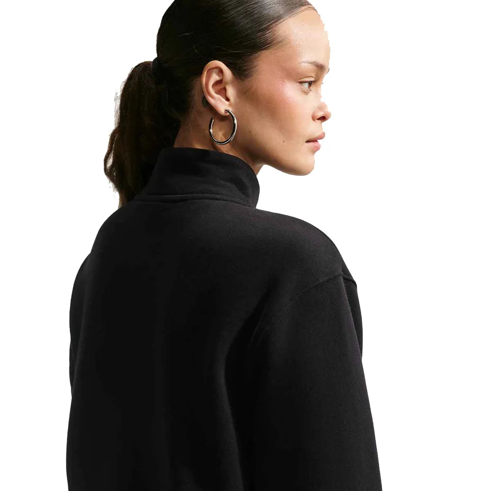 Nike Women's Studio Fleece Medium Weight 1/4-Zip Top