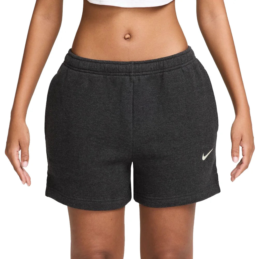 Nike Women's Studio Fleece Medium Weight Mid-Rise Shorts