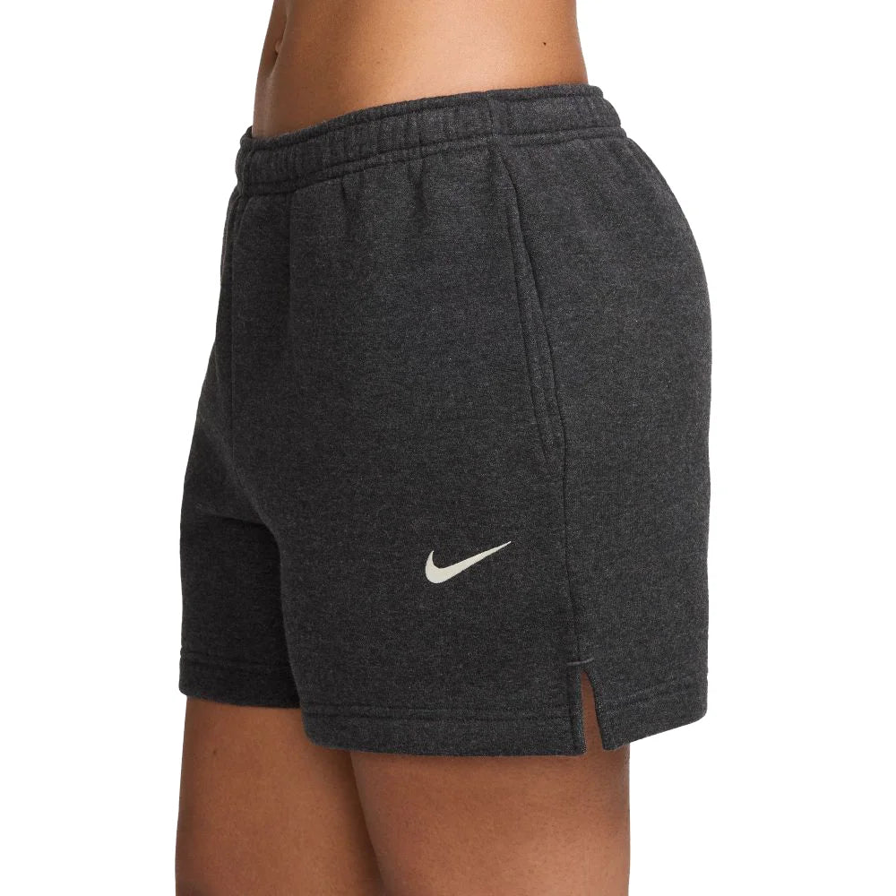 Nike Women's Studio Fleece Medium Weight Mid-Rise Shorts