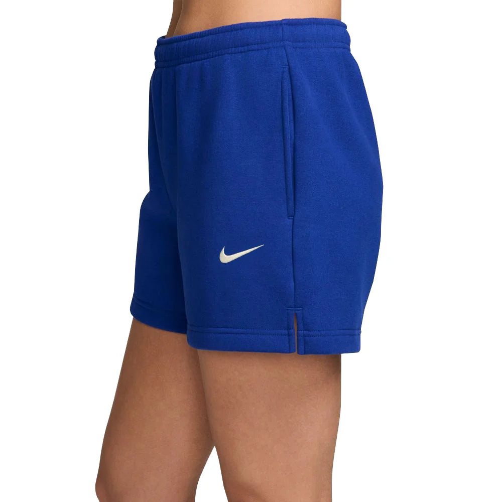 Nike Women's Studio Fleece Medium Weight Mid-Rise Shorts
