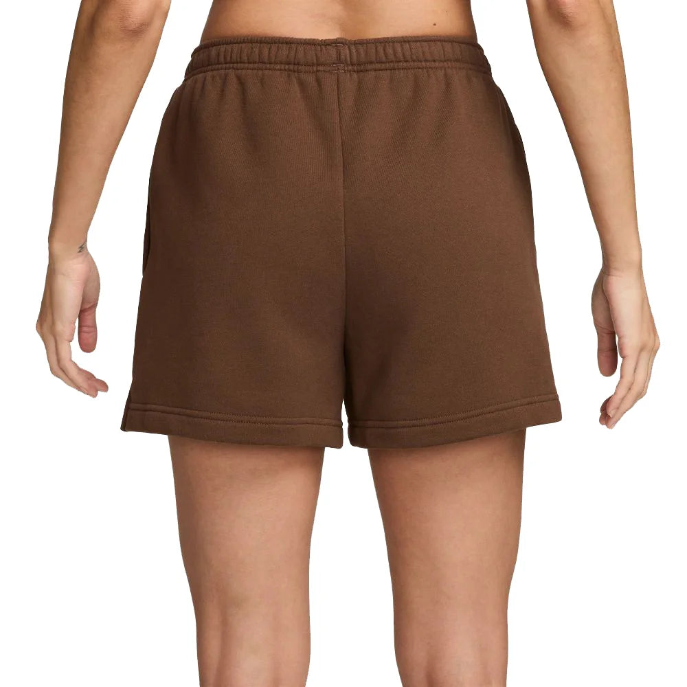 Nike Women's Studio Fleece Medium Weight Mid-Rise Shorts