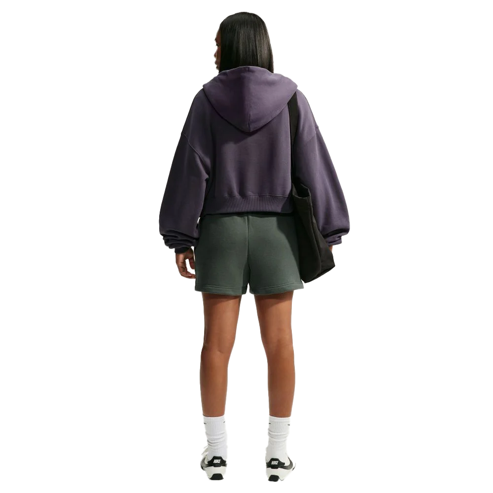 Nike Women's Studio Fleece Medium Weight Mid-Rise Shorts