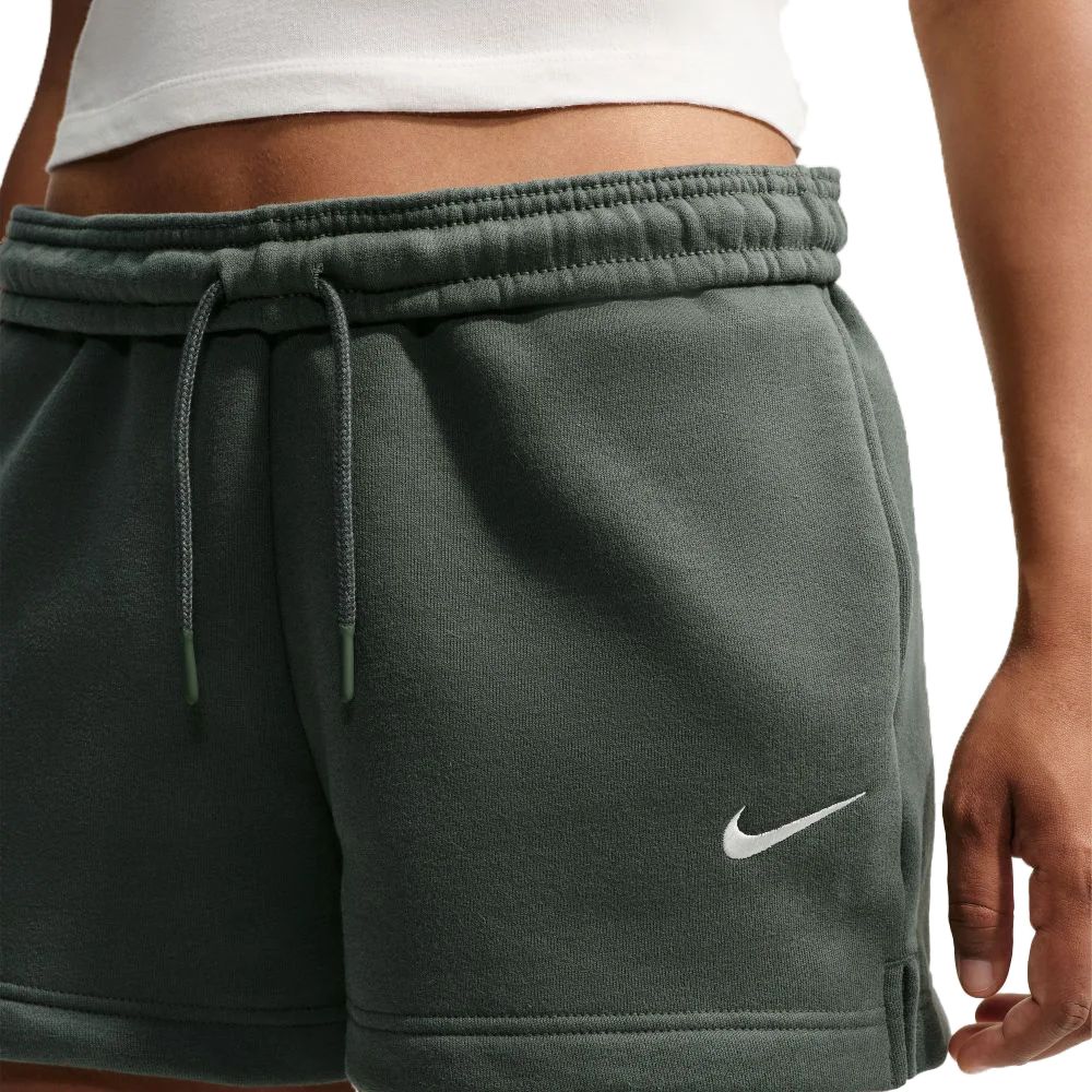 Nike Women's Studio Fleece Medium Weight Mid-Rise Shorts