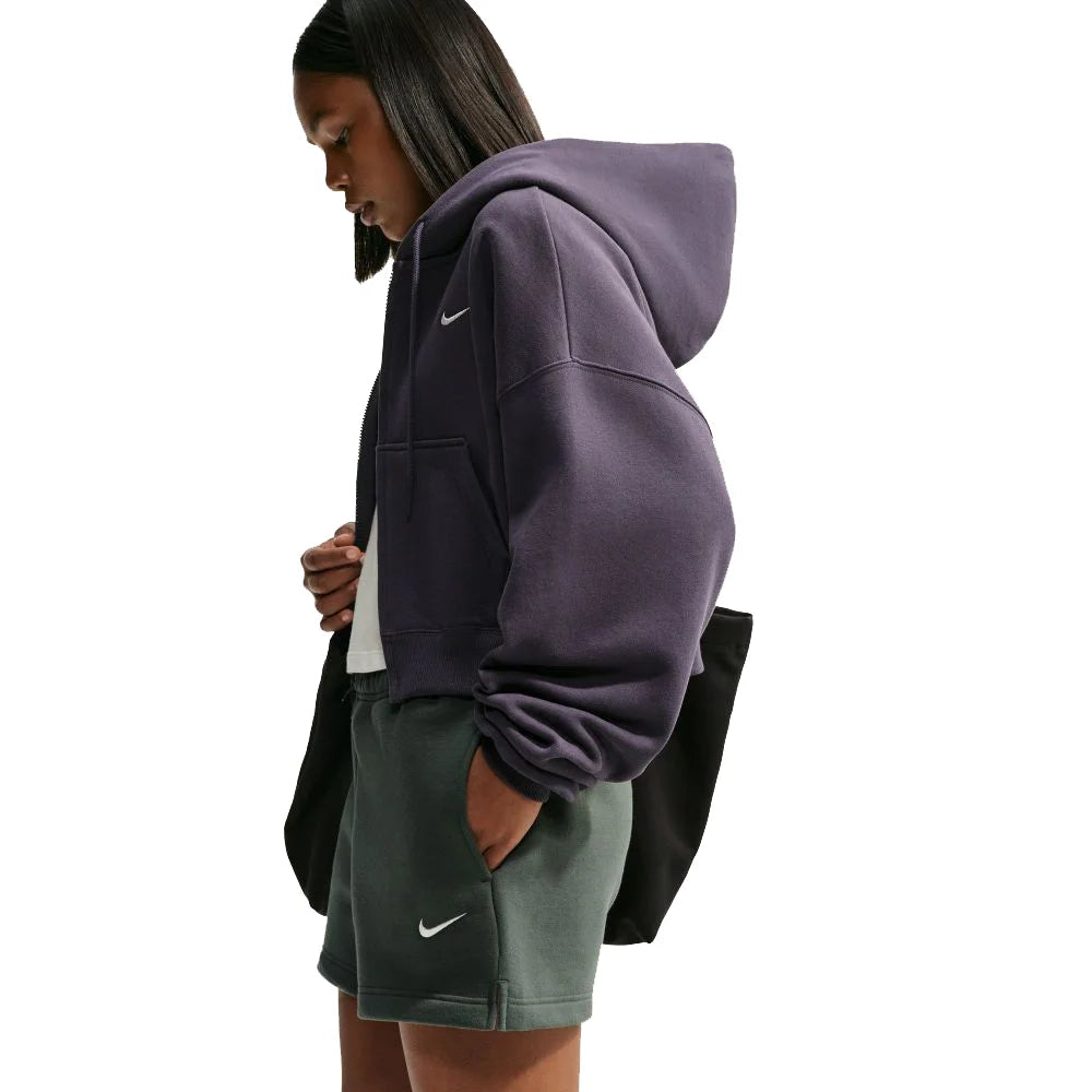 Nike Women's Studio Fleece Medium Weight Mid-Rise Shorts