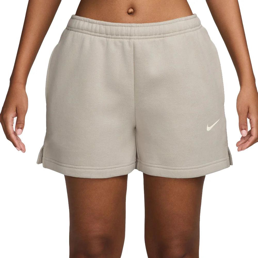 Nike Women's Studio Fleece Medium Weight Mid-Rise Shorts