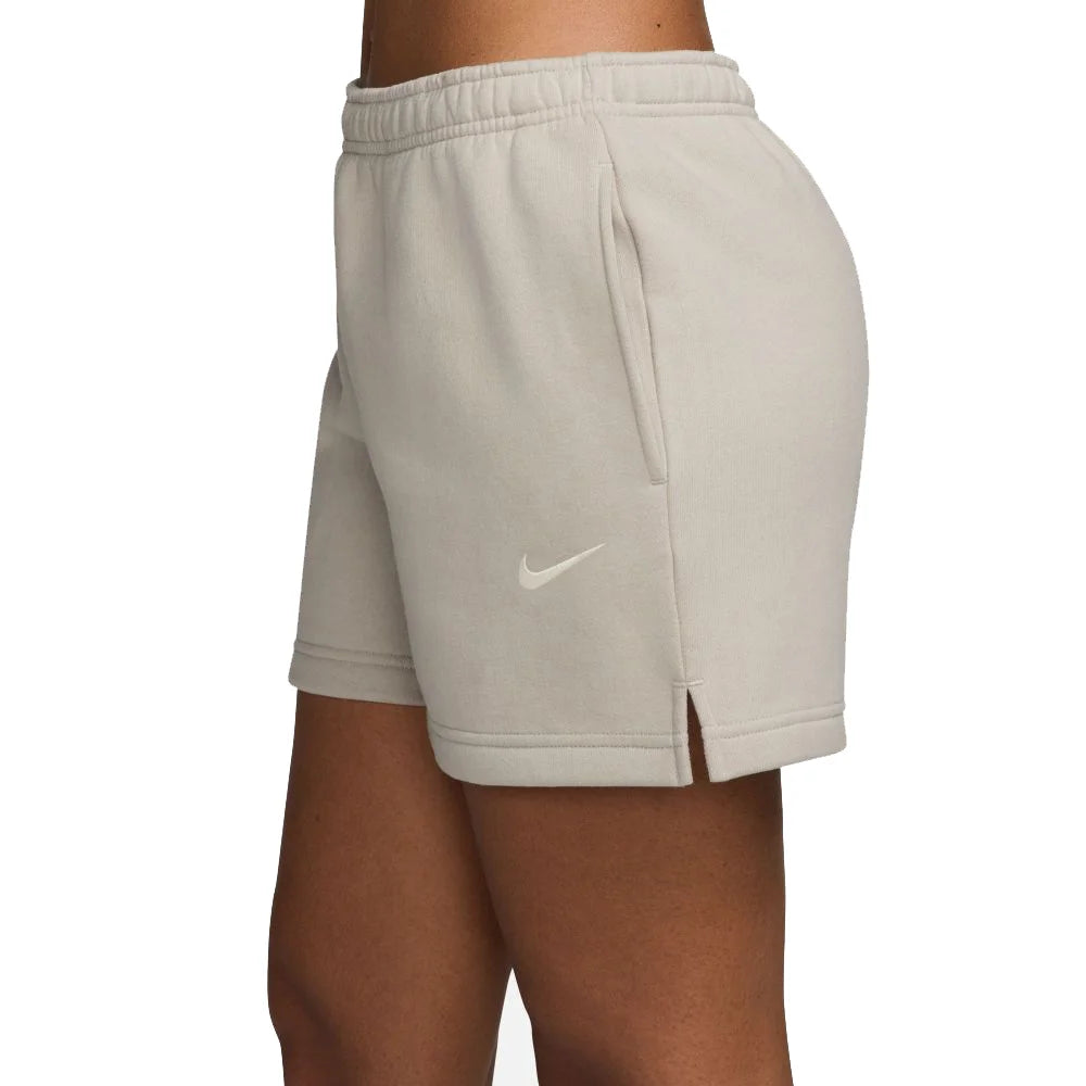 Nike Women's Studio Fleece Medium Weight Mid-Rise Shorts
