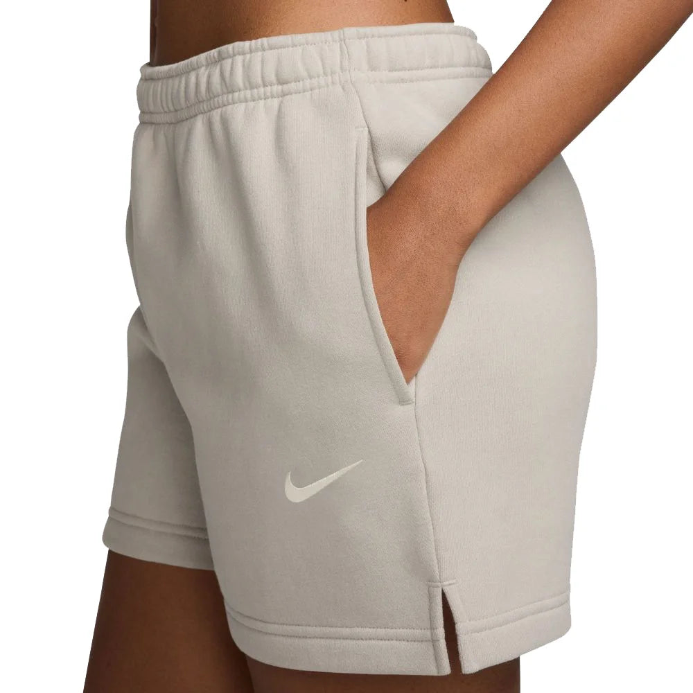 Nike Women's Studio Fleece Medium Weight Mid-Rise Shorts