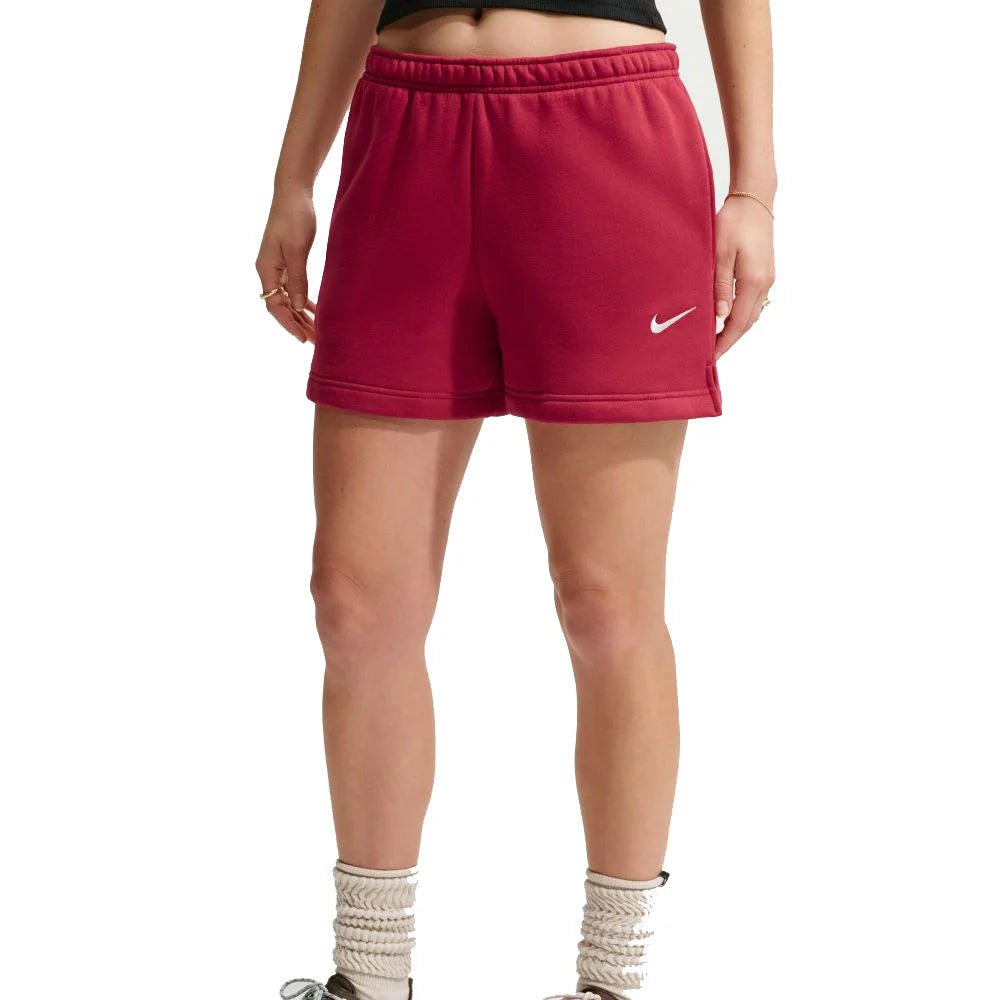 Nike Women's Studio Fleece Medium Weight Mid-Rise Shorts