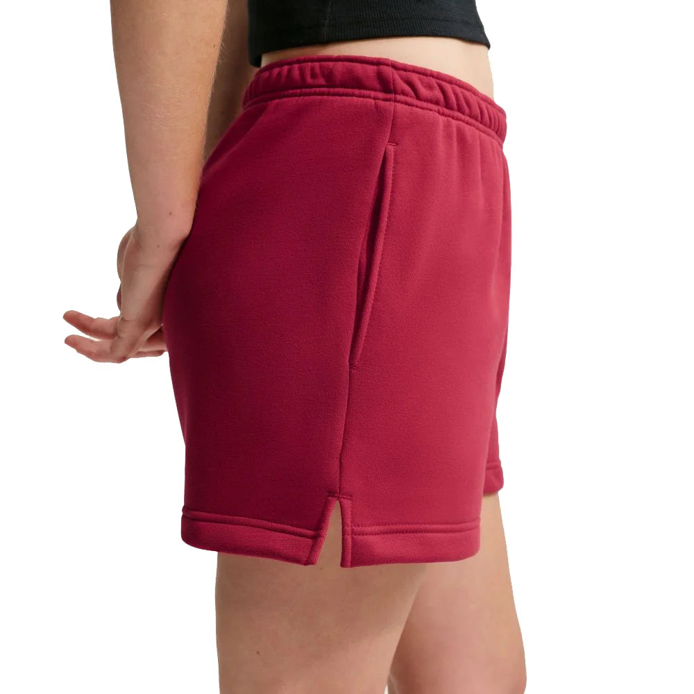 Nike Women's Studio Fleece Medium Weight Mid-Rise Shorts