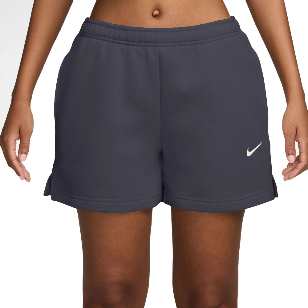 Nike Women's Studio Fleece Medium Weight Mid-Rise Shorts