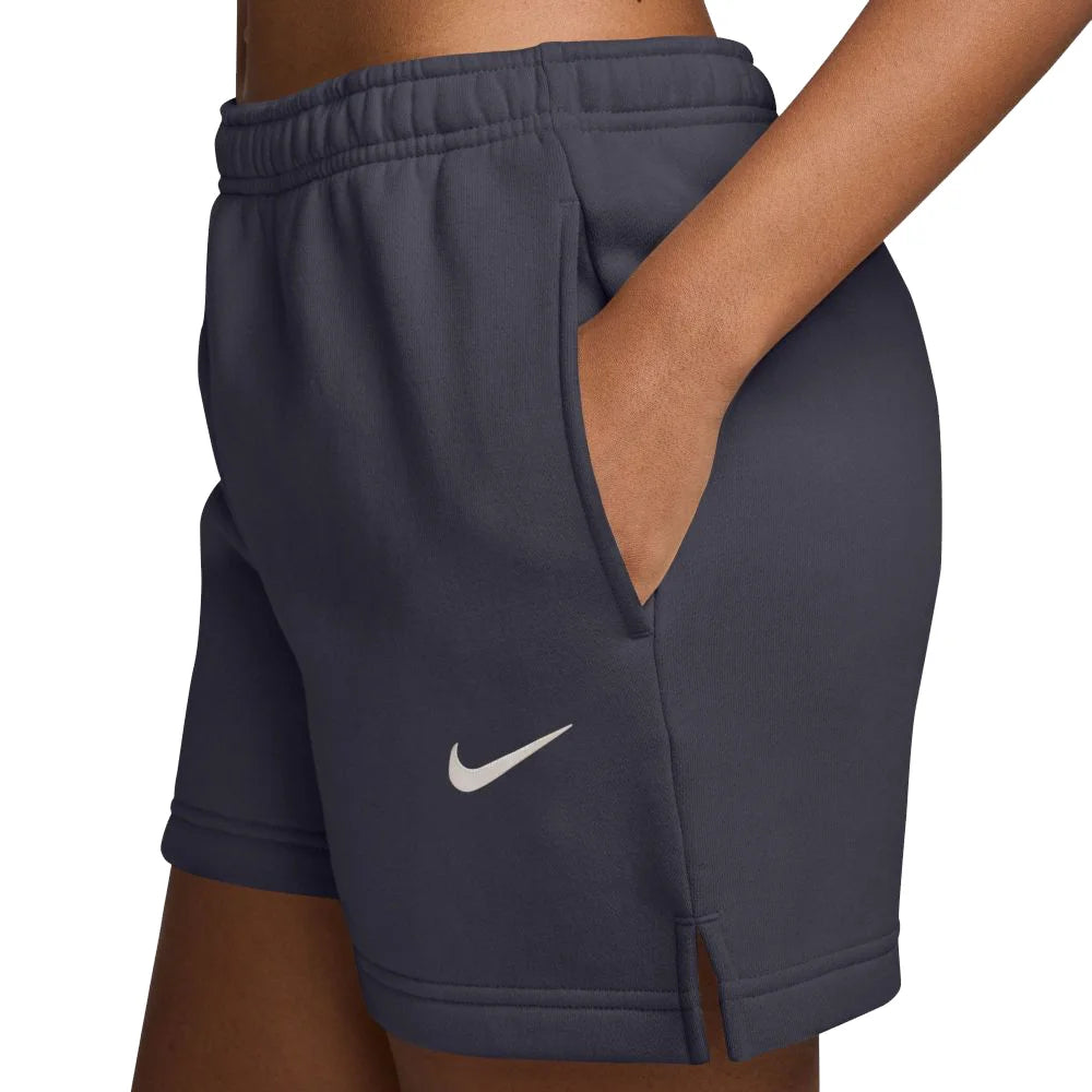 Nike Women's Studio Fleece Medium Weight Mid-Rise Shorts