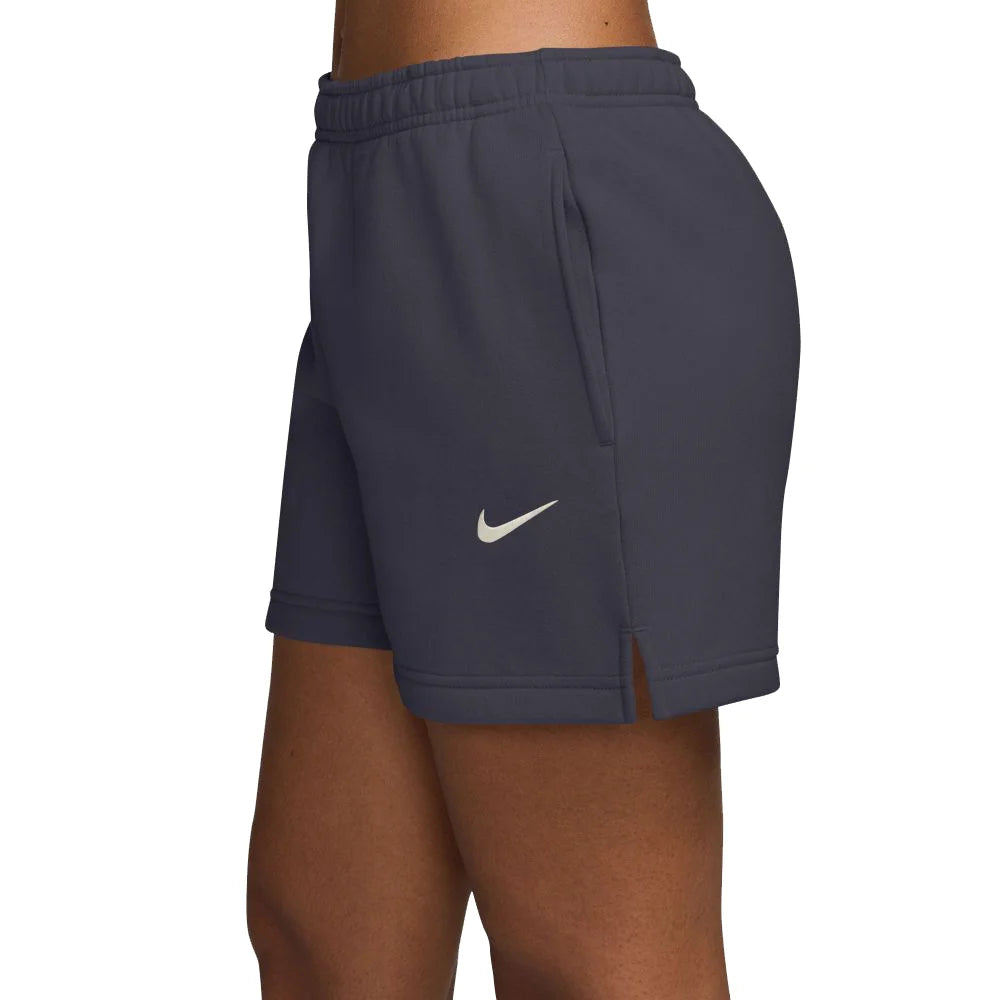 Nike Women's Studio Fleece Medium Weight Mid-Rise Shorts
