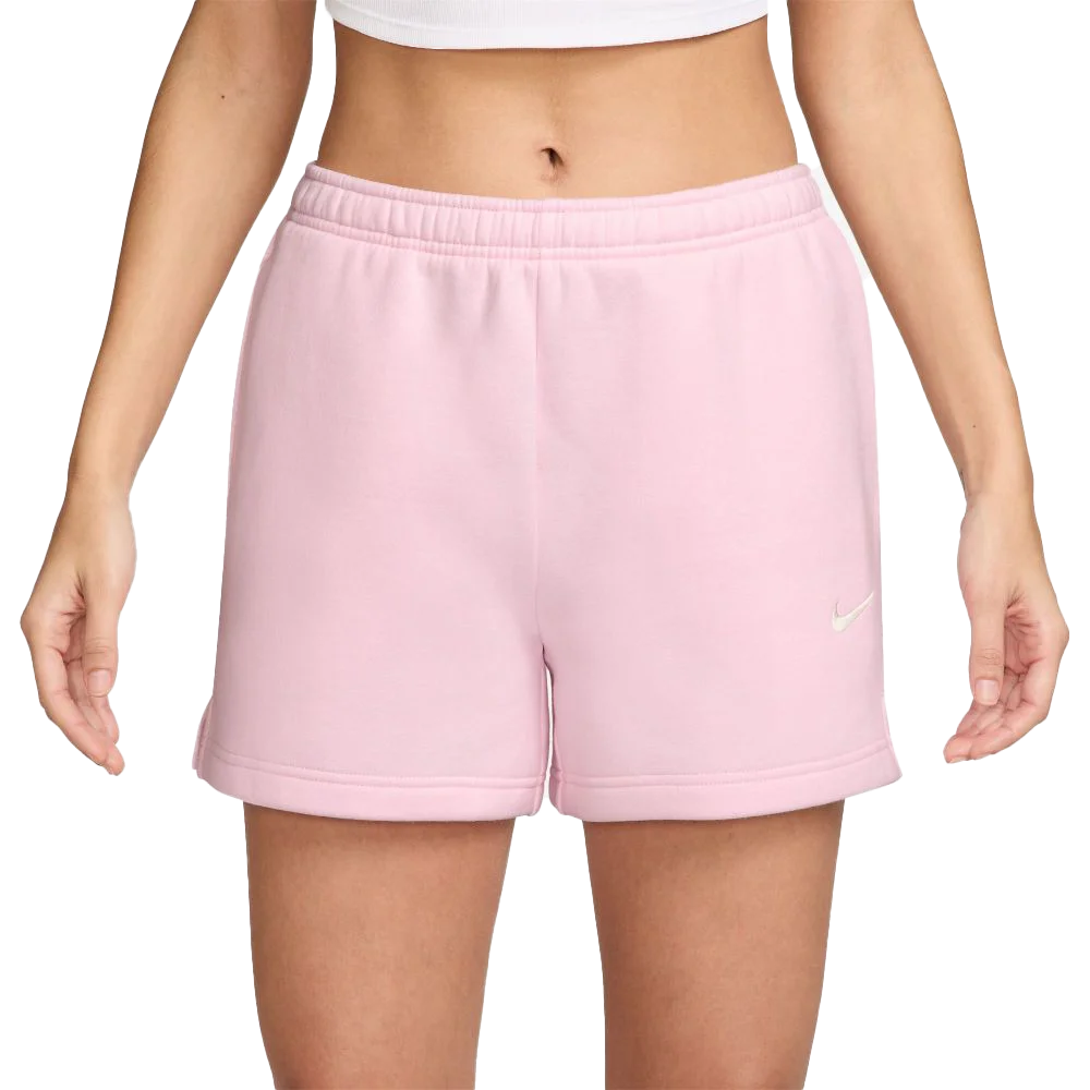 Nike Women's Studio Fleece Medium Weight Mid-Rise Shorts