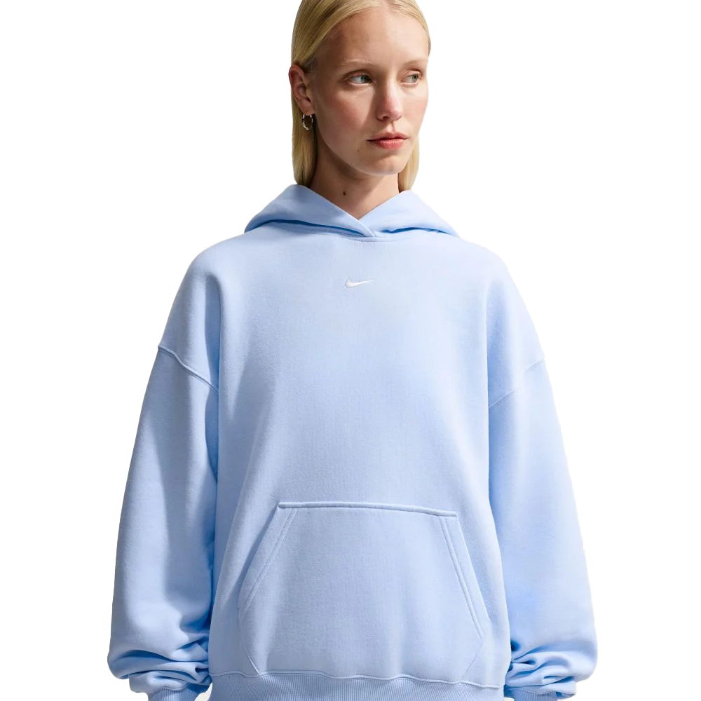 Nike Women's Studio Fleece Medium Weight Oversized Pullover Hoodie